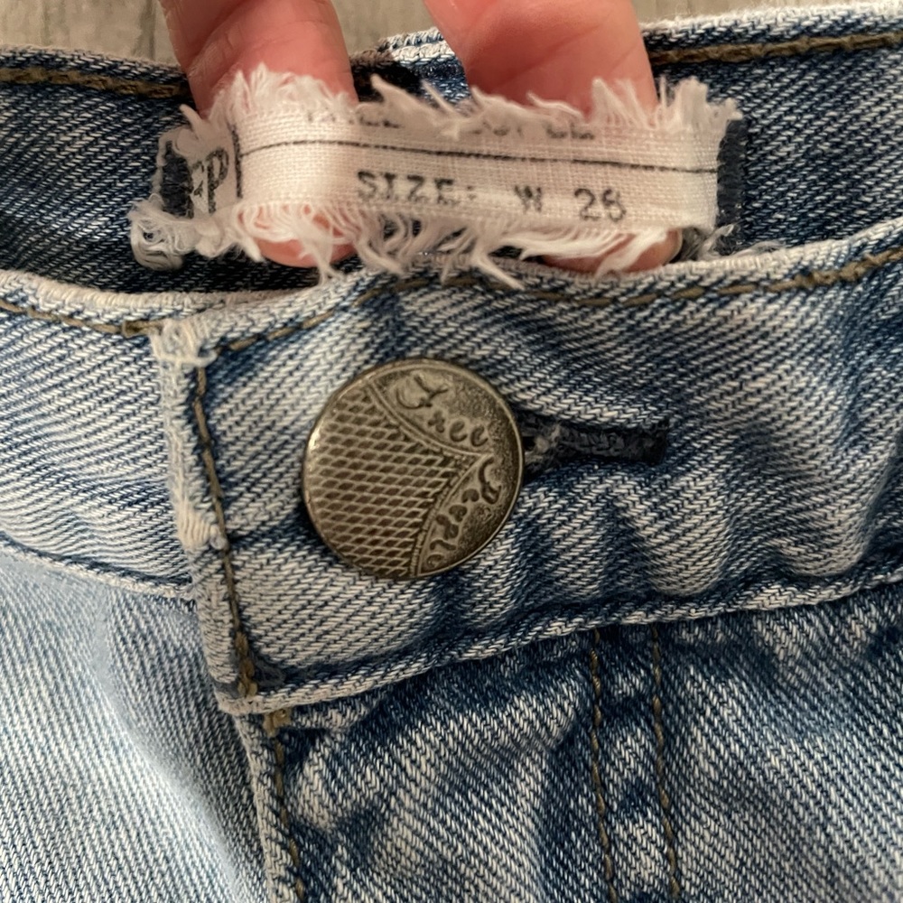 Free People Jean Shorts Size 26 - Picture 2 of 3